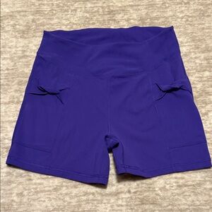 Free People Movement Deep Purple Biker Shorts